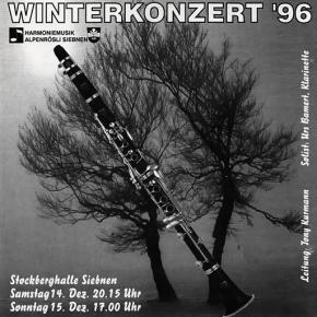 Winter 1996 - Blasorchester Siebnen
Leitung: Tony Kurmann