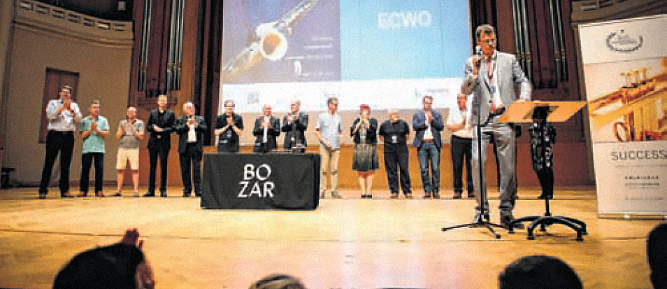 Das Blasorchester Siebnen am ECWO 2018